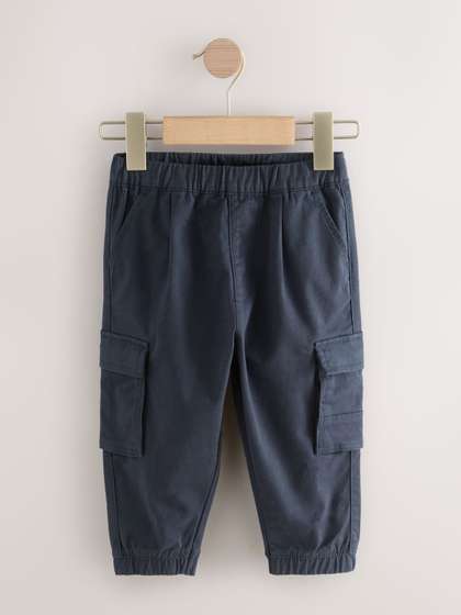 NEXT Boys Cargo Style
                    Trousers with Cuffed Hem