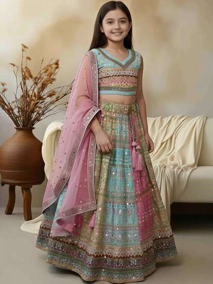 BARKAT DESIGNING PLANET Embellished Puff Sleeve Dress