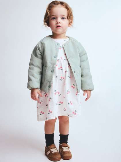 H&M Seersucker
                    Cotton Dress