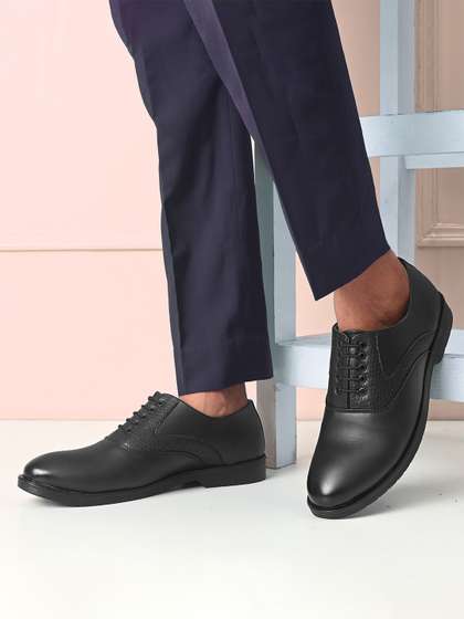 HERE&NOW Round
                        Toe Derbys Formal Shoes