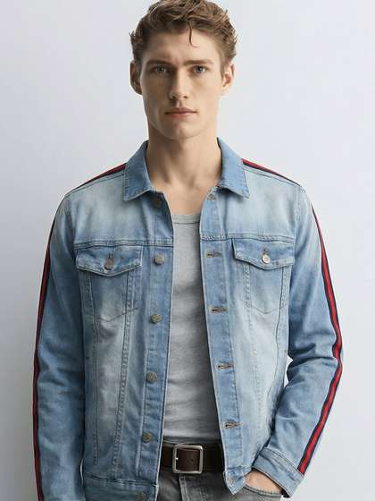 HIGHLANDER Men
                          Blue Washed Denim Jacket