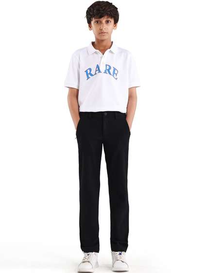 RARE ONES Boys Slim
                      Fit Trousers