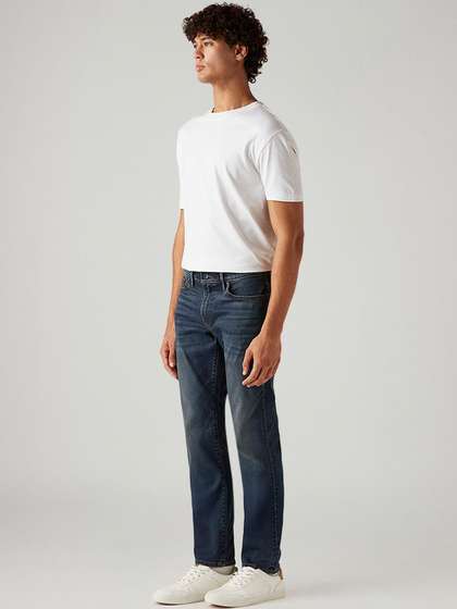 Levis Men Slim Fit Mid-Rise Jeans