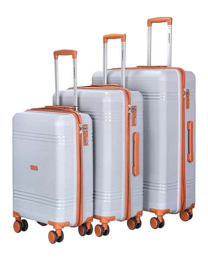 Priority Set of 3
                        Hard-Sided 360Degree Rotation Trolley Suitcases