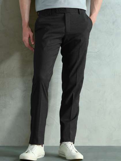 Arrow Men Tapered
                          Fit Trousers