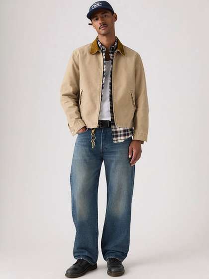 Levis Men Relaxed Fit Mid-Rise Jeans