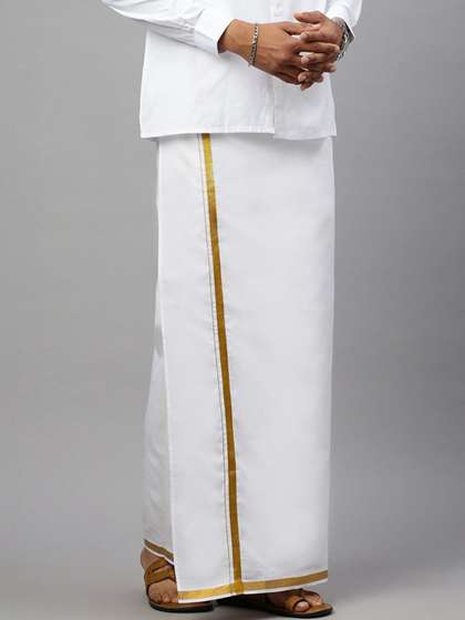 Ramraj Men Cotton
                        Blend Dhoti Dhotis