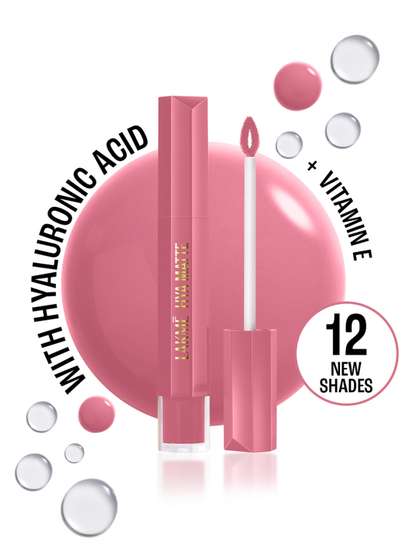 Lakme 9to5 Hya Matte
                      Hydrating Liquid Lipstick 5.3ml - Nude