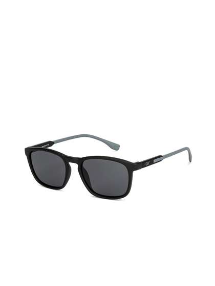 Vincent Chase by
                        Lenskart Unisex Grey Lens & Black Wayfarer
                        Sunglasses with Polarised and UV Protected Lens