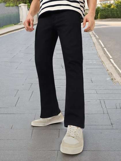 Urbano Fashion Men
                        Mid-Rise Bootcut Stretchable Jeans