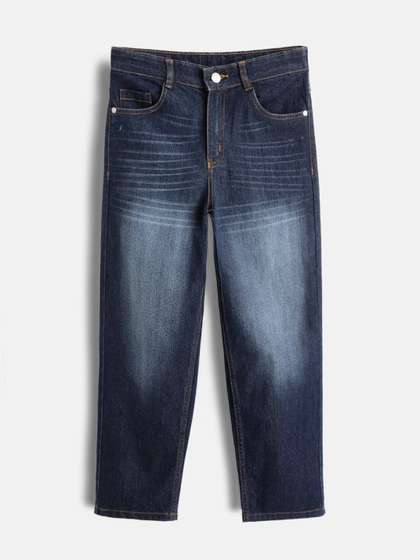 Urbano Juniors Blue
                    Regular Fit Washed Denim Stretchable Jeans