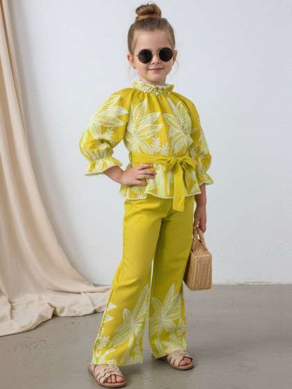 Cutiekins Girls
                      Printed Top with Trousers