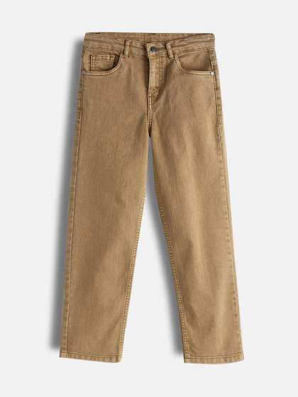 Urbano Juniors Boys
                      Loose Baggy Fit Mid-Rise Washed Denim Stretchable
                      Jeans