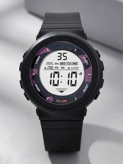 Time Up Unisex Kids
                    Patterned Dial & Straps Digital Watch N2302-8