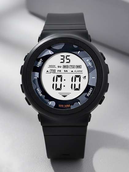 Time Up Unisex Kids
                    Patterned Dial & Straps Digital Watch N2302-11
