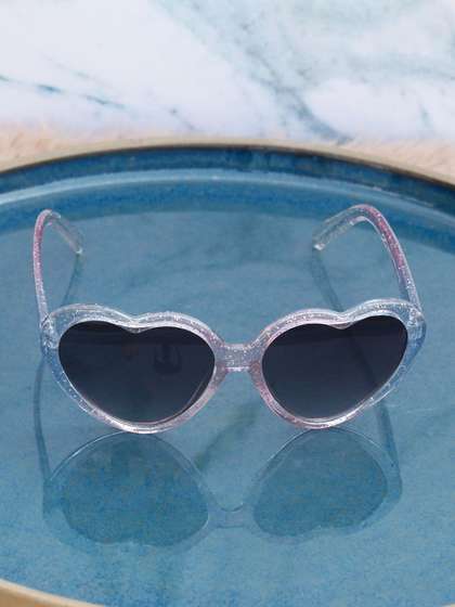 DukieKooky Unisex Kids
                      Black Lens & Pink Cateye Sunglasses with