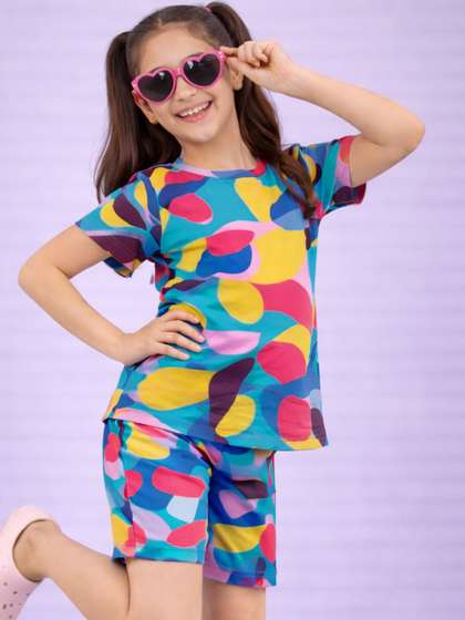 LITBABY Girls Printed
                    Nightdress