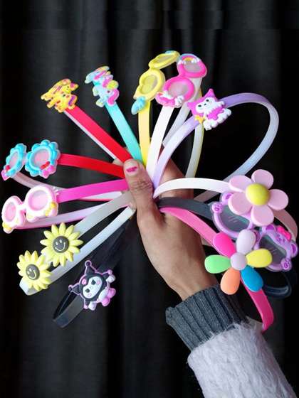 NEOBABY Girls Set of 6
                    Embellished Hairband