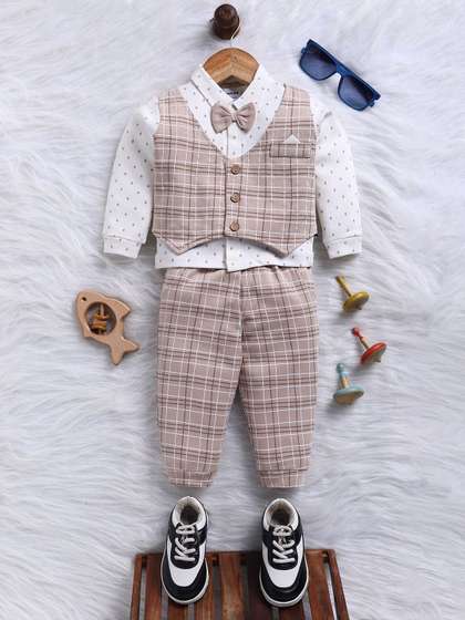 Moms Love Boys Printed
                    Shirt with Trousers