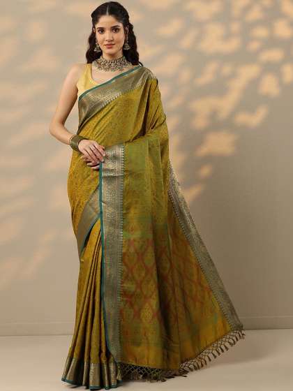Libas Ethnic Motifs
                        Silk Blend Saree