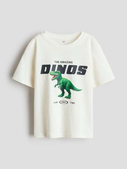 H&M Printed Cotton
                    T-Shirt