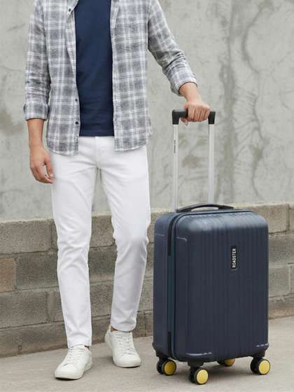 Roadster Textured
                          Hard Cabin Suitcase Trolley Bag- 50L