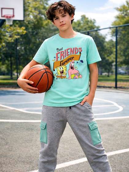 YK X Minute Mirth Boys
                      Cotton Tshirts