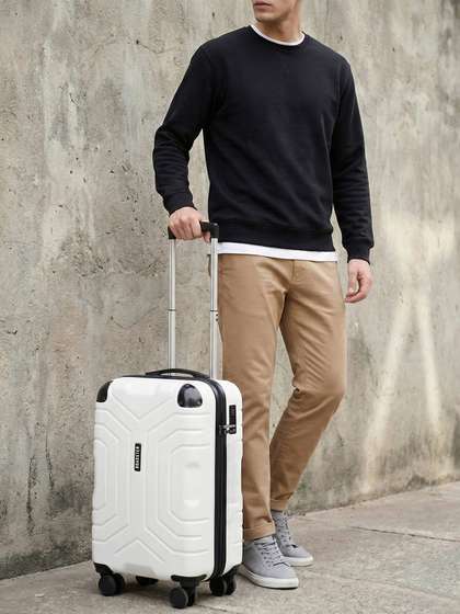 Roadster Textured
                        Hard Cabin Suitcase Trolley Bag- 50L