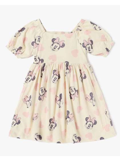 GAP Girls Character
                      Print Minnie Mouse Square Neck A-Line Dress