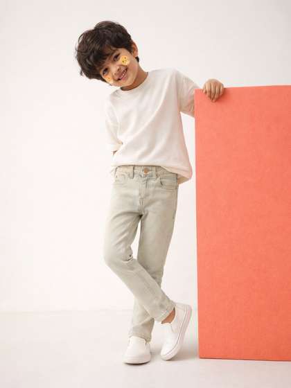 TALES & STORIES Boys
                    Slim Fit Mid-Rise Stretchable Jeans