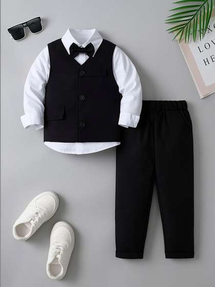 FABIZZA Boys Shirt with
                    Trousers