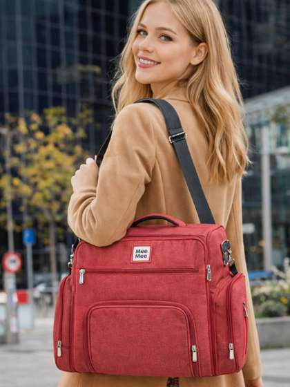 MeeMee Multi-Function
                    Lightweight Fabric Diaper Backpack
