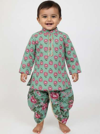 Baby Moo Boys Printed
                    Dhoti Pants