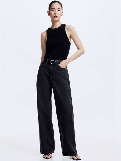 H&M Wide High
                      Jeans