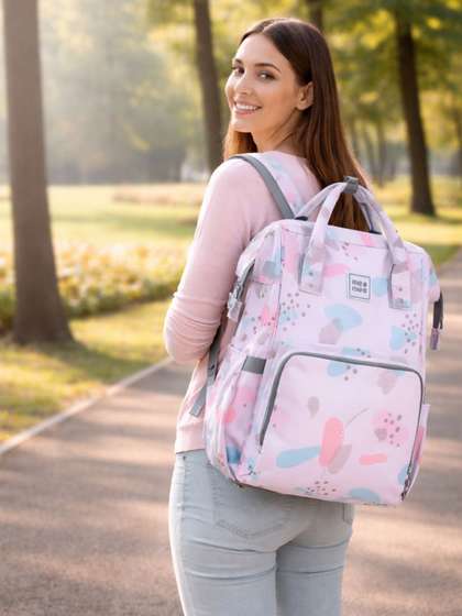 MeeMee Printed
                    Lightweight Diaper Bag