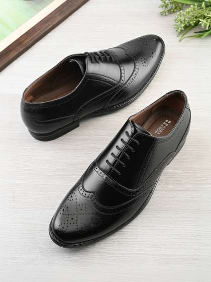 HERE&NOW Men
                        Round Toe Formal Brogues