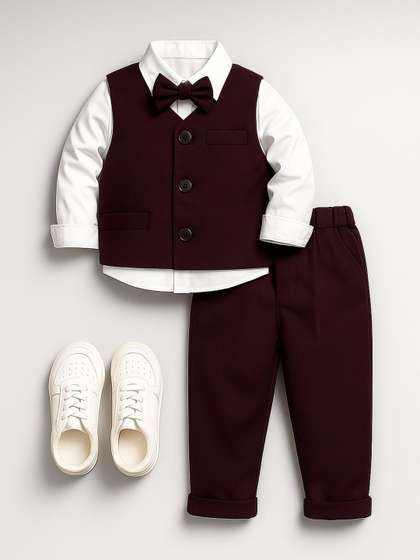 FABIZZA Boys Shirt with
                    Trousers