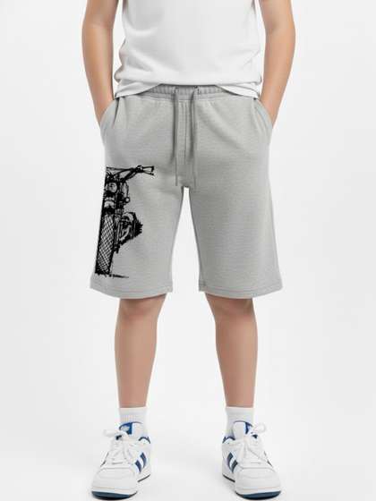 Hotfits Boys Printed
                    Training or Gym Shorts
