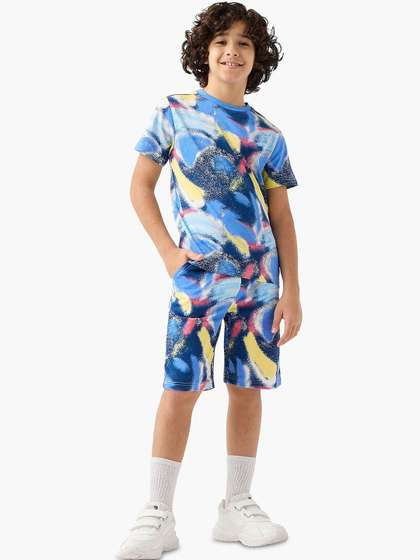 Juniors by Babyshop Boys
                    Printed T-shirt with Shorts