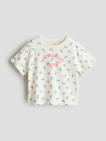 H&M Printed Cotton
                      T-Shirt