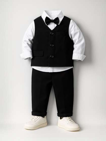 TOGEPI Boys Shirt with
                    Trousers