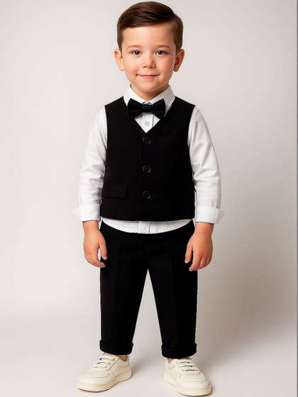 TOGEPI Boys Shirt with
                    Trousers