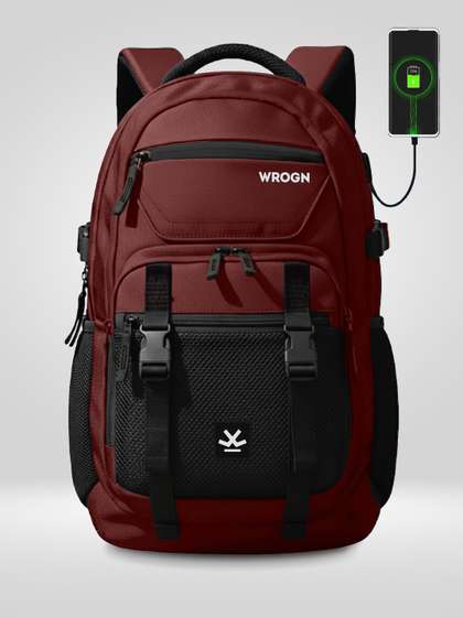 WROGN Unisex Brand
                          Logo Backpack