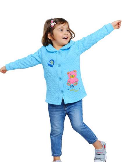 BAESD Kids Graphic
                    Printed Shirt Collar Cotton Quilted Winter Wear
                    Sweatshirt
