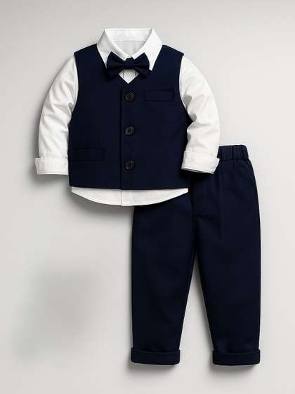 TOGEPI Boys Shirt with
                      Trousers