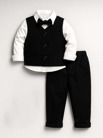 FABMYTRA Boys Shirt with
                    Trousers