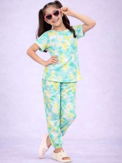 BAESD Girls Printed
                      Short Sleeves Nightdress