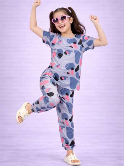 BAESD Girls Printed
                      Maxi Nightdress