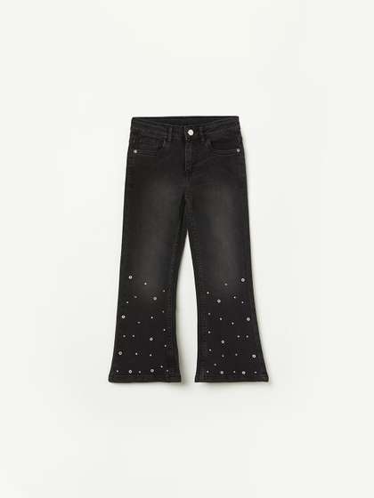 Fame Forever by
                      Lifestyle Girls Regular Fit Mid-Rise Light Fade
                      Jeans