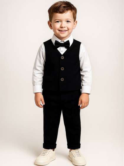 FABMYTRA Boys Shirt with
                    Trousers